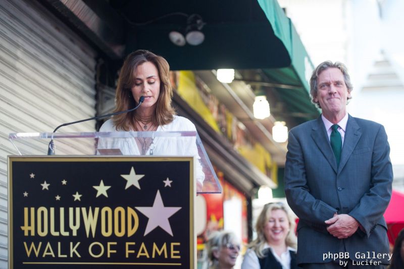 Hugh Laurie honored with star on the Walk of Fame