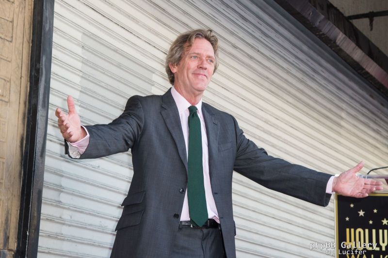 Hugh Laurie honored with star on the Walk of Fame