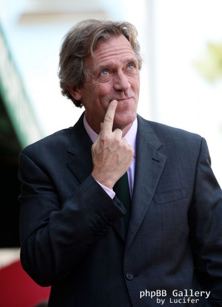 Hugh Laurie honored with star on the Walk of Fame