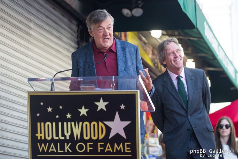 Hugh Laurie honored with star on the Walk of Fame