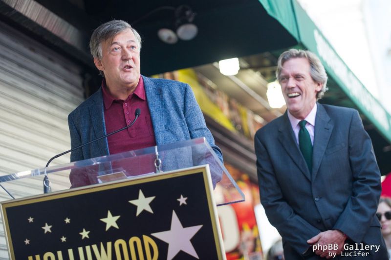 Hugh Laurie honored with star on the Walk of Fame