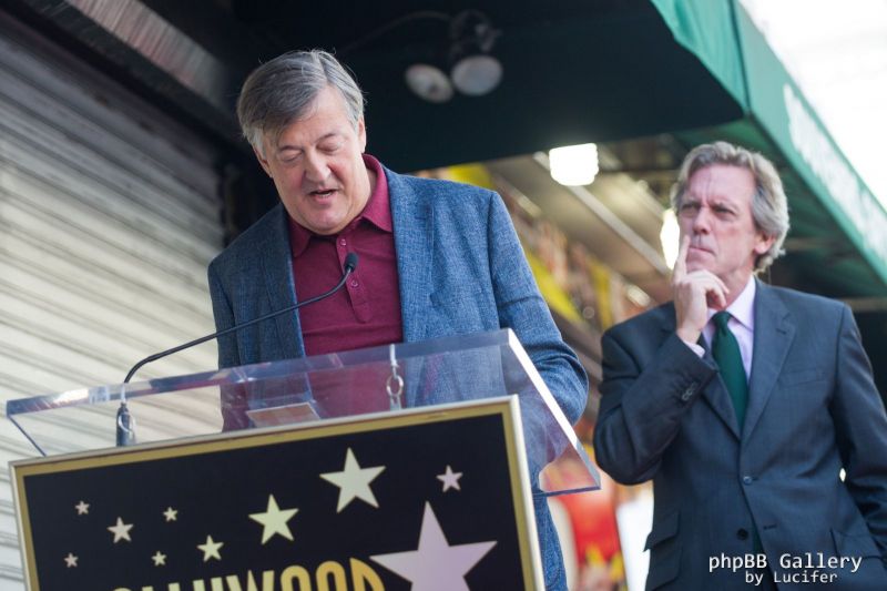 Hugh Laurie honored with star on the Walk of Fame