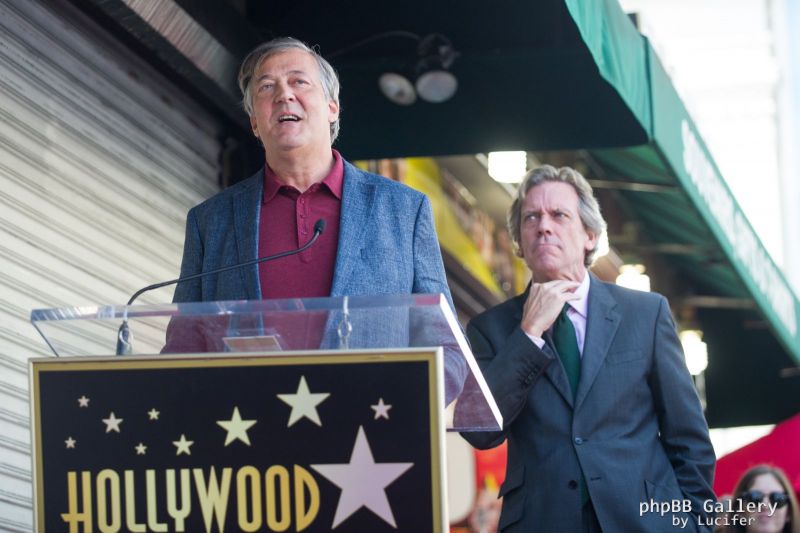Hugh Laurie honored with star on the Walk of Fame