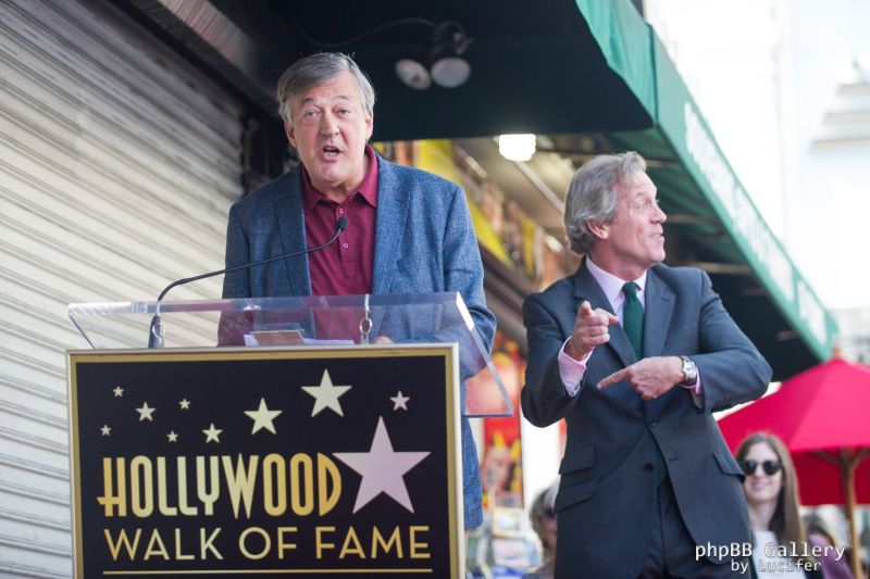 Hugh Laurie honored with star on the Walk of Fame