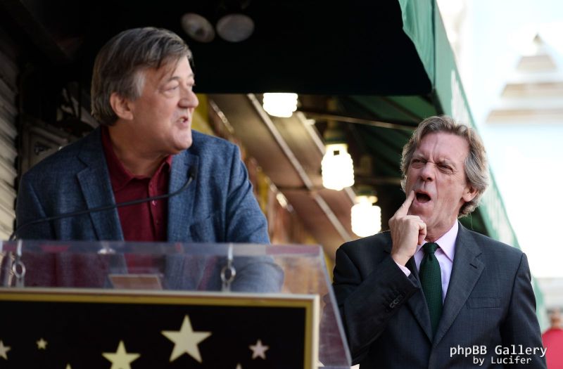 Hugh Laurie honored with star on the Walk of Fame