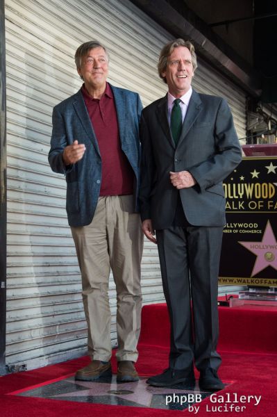 Hugh Laurie honored with star on the Walk of Fame