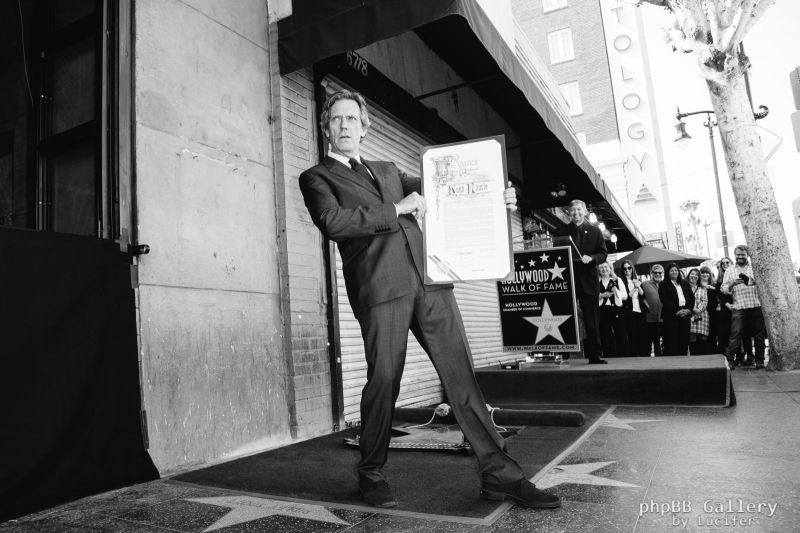 Hugh Laurie honored with star on the Walk of Fame