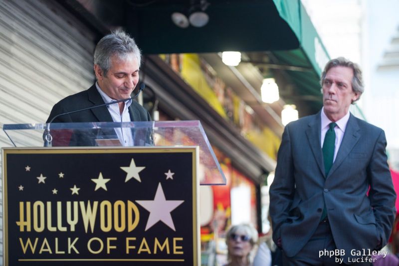 Hugh Laurie honored with star on the Walk of Fame