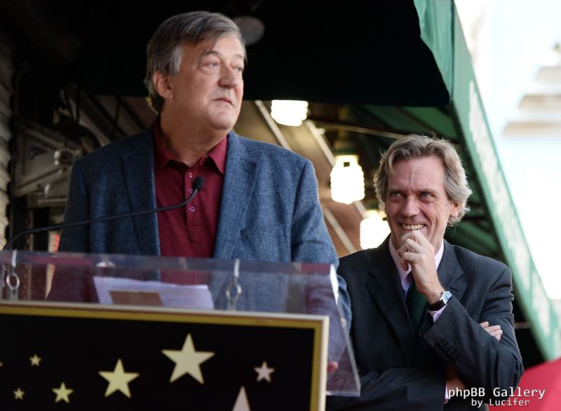 Hugh Laurie honored with star on the Walk of Fame