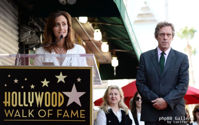 Hugh Laurie honored with star on the Walk of Fame