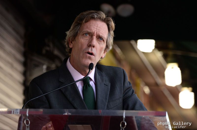 Hugh Laurie honored with star on the Walk of Fame