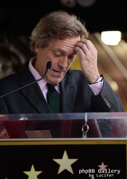 Hugh Laurie honored with star on the Walk of Fame