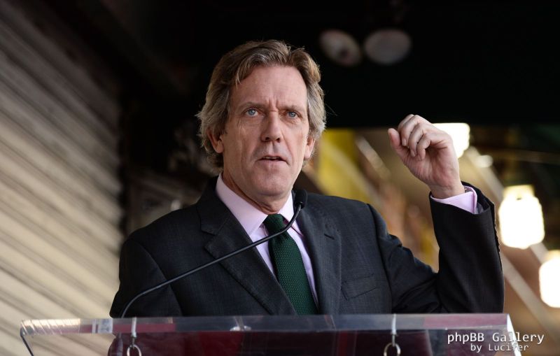 Hugh Laurie honored with star on the Walk of Fame