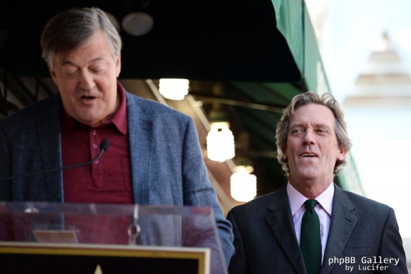 Hugh Laurie honored with star on the Walk of Fame