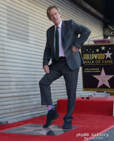 Hugh Laurie honored with star on the Walk of Fame