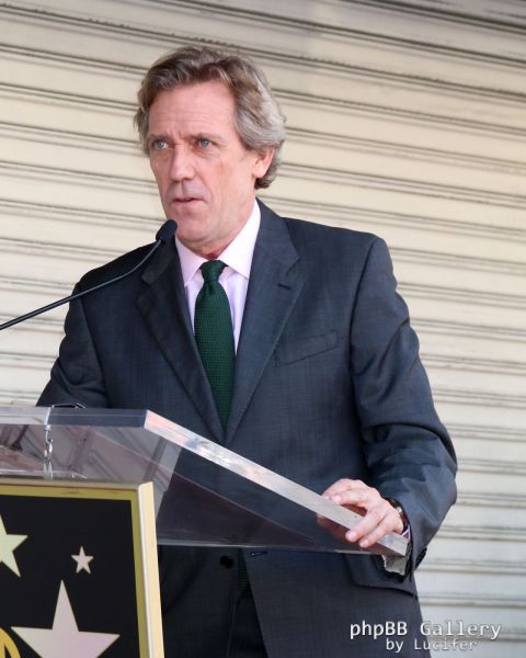Hugh Laurie honored with star on the Walk of Fame