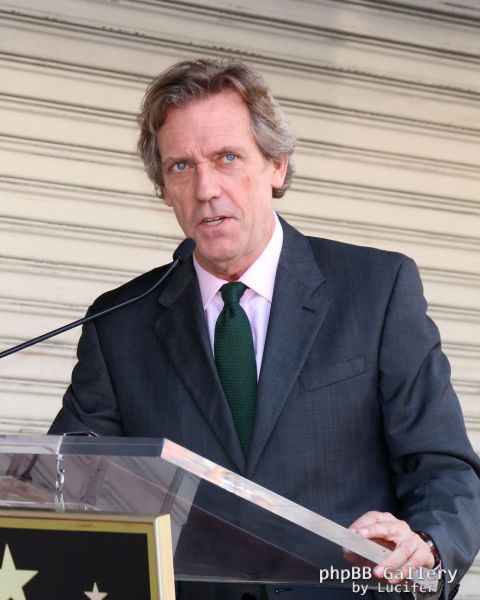 Hugh Laurie honored with star on the Walk of Fame