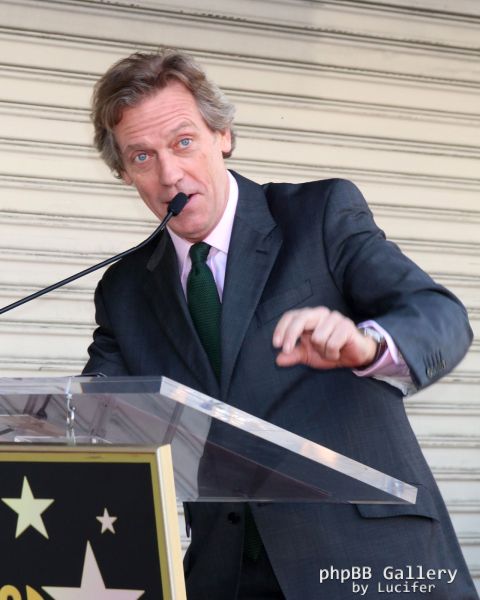 Hugh Laurie honored with star on the Walk of Fame