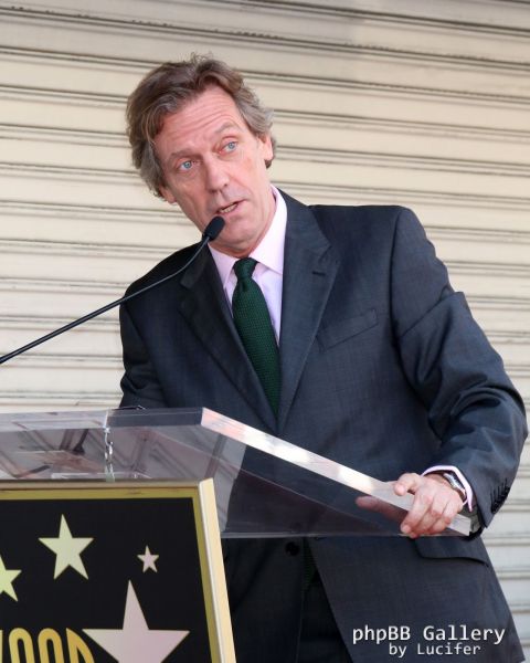Hugh Laurie honored with star on the Walk of Fame