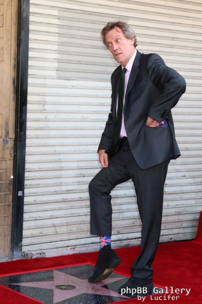 Hugh Laurie honored with star on the Walk of Fame