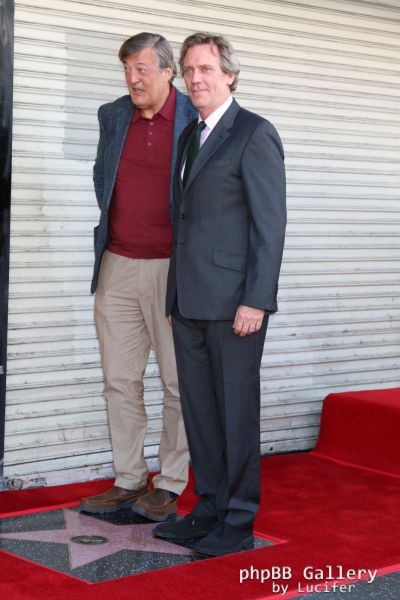 Hugh Laurie honored with star on the Walk of Fame