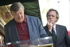 Hugh Laurie honored with star on the Walk of Fame