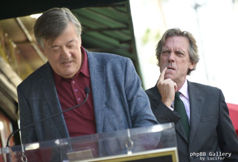 Hugh Laurie honored with star on the Walk of Fame
