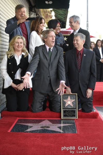 Hugh Laurie honored with star on the Walk of Fame