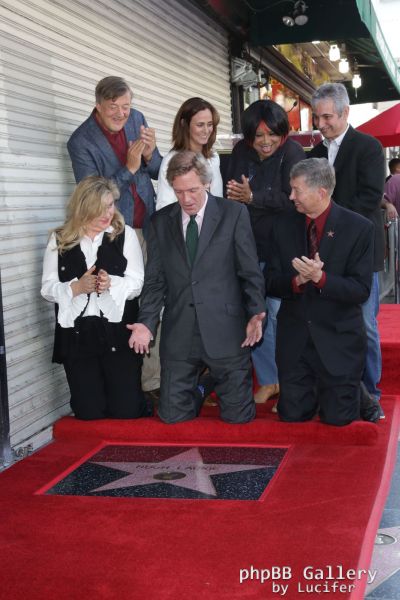 Hugh Laurie honored with star on the Walk of Fame