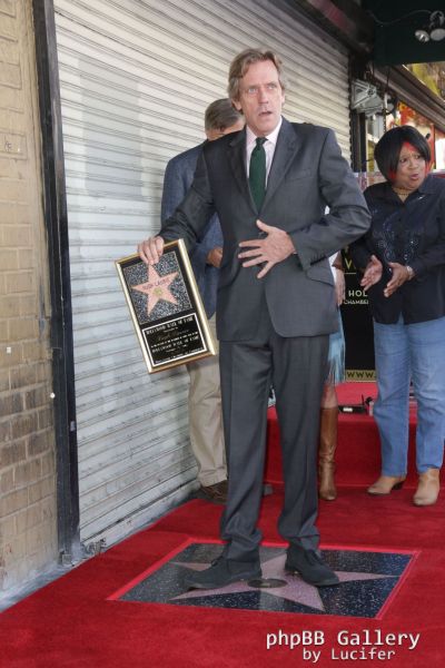 Hugh Laurie honored with star on the Walk of Fame