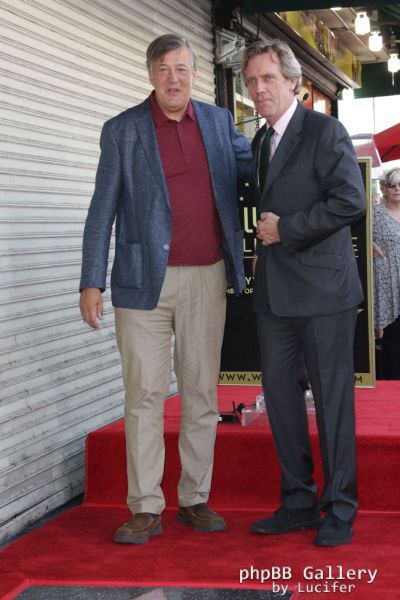 Hugh Laurie honored with star on the Walk of Fame