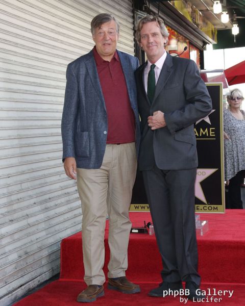 Hugh Laurie honored with star on the Walk of Fame