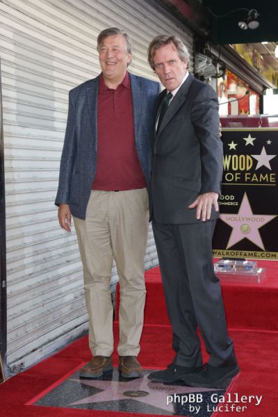 Hugh Laurie honored with star on the Walk of Fame