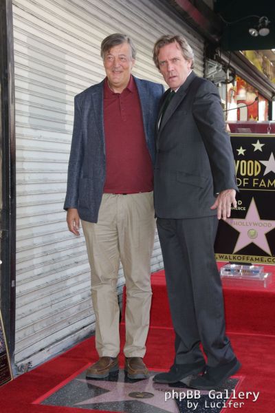 Hugh Laurie honored with star on the Walk of Fame