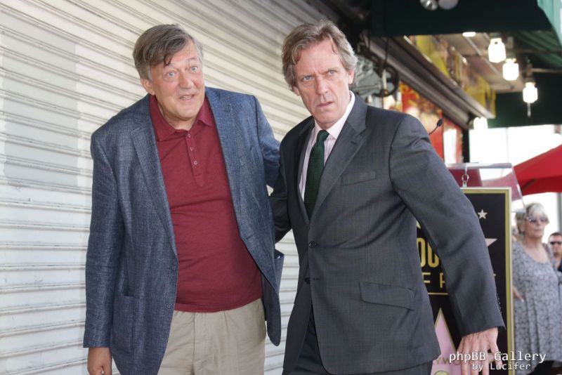 Hugh Laurie honored with star on the Walk of Fame