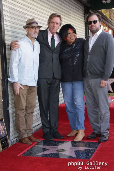 Hugh Laurie honored with star on the Walk of Fame