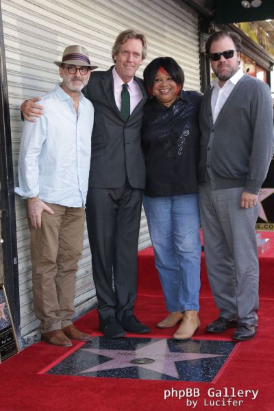 Hugh Laurie honored with star on the Walk of Fame