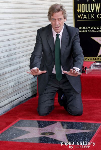 Hugh Laurie honored with star on the Walk of Fame