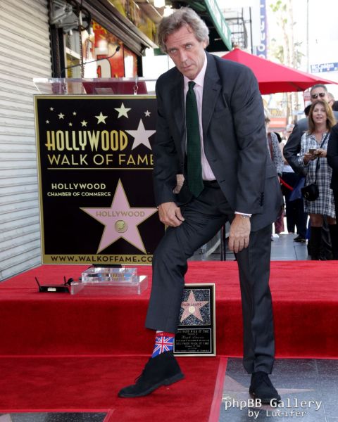 Hugh Laurie honored with star on the Walk of Fame