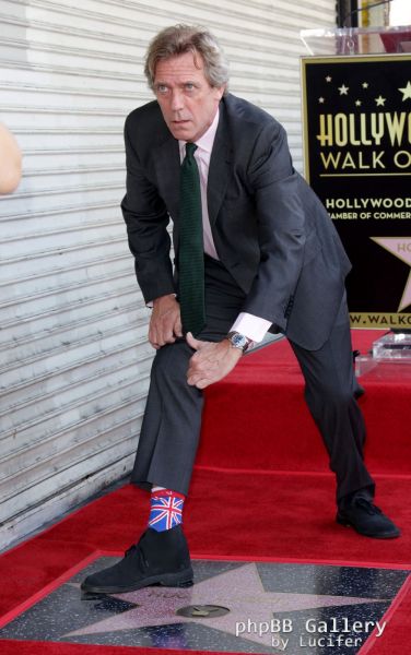 Hugh Laurie honored with star on the Walk of Fame