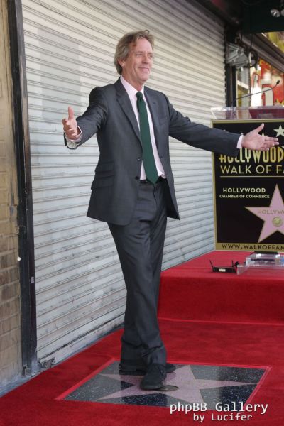 Hugh Laurie honored with star on the Walk of Fame