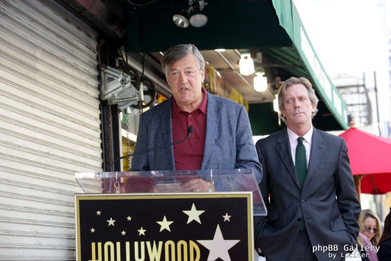 Hugh Laurie honored with star on the Walk of Fame