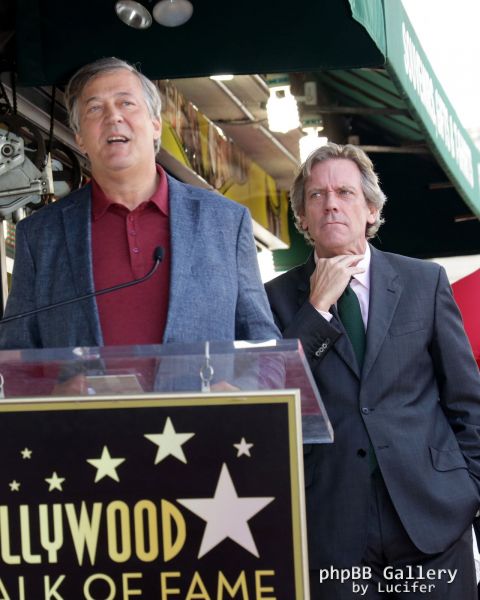Hugh Laurie honored with star on the Walk of Fame