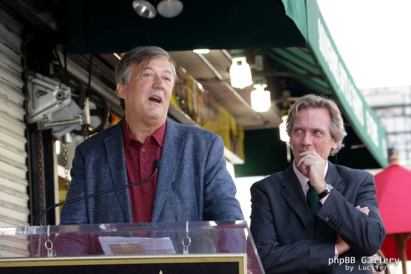 Hugh Laurie honored with star on the Walk of Fame