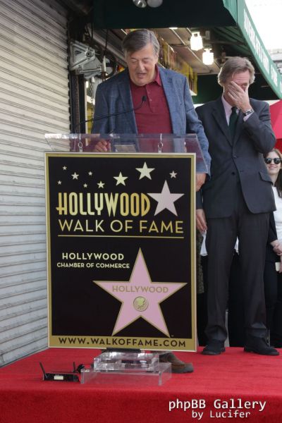 Hugh Laurie honored with star on the Walk of Fame