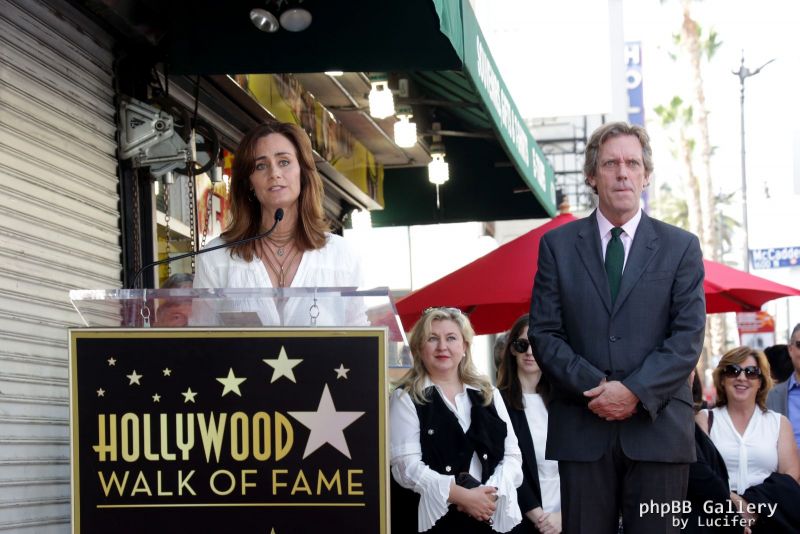 Hugh Laurie honored with star on the Walk of Fame