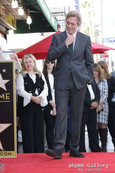 Hugh Laurie honored with star on the Walk of Fame
