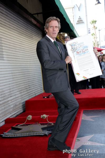 Hugh Laurie honored with star on the Walk of Fame