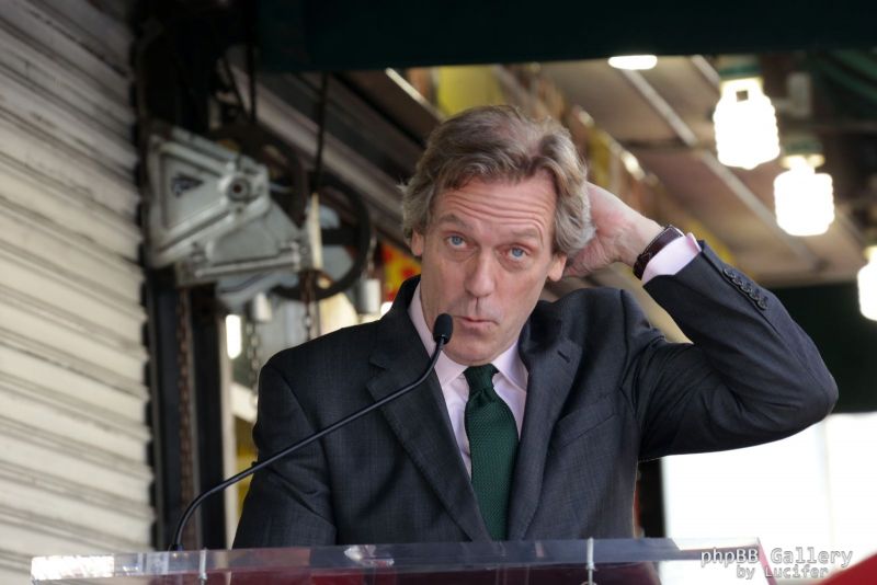 Hugh Laurie honored with star on the Walk of Fame