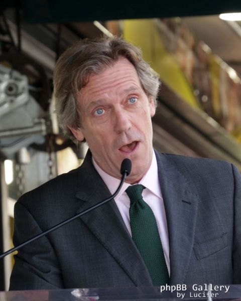 Hugh Laurie honored with star on the Walk of Fame